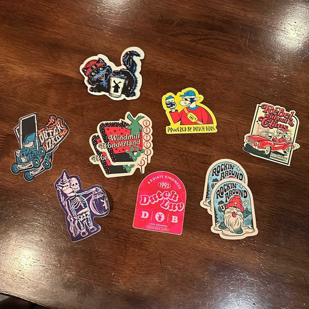 dutch bros sticker bundle